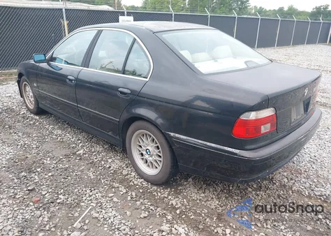 2002 BMW 525Ia из США, поврежденный, VIN WBADT43422GY96596